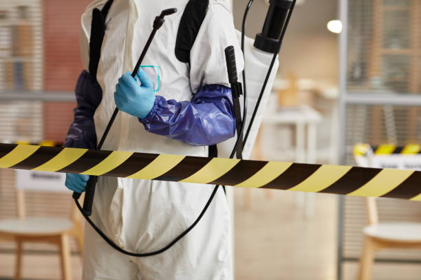 Professional Biohazard technician working in Indian Hills, TX